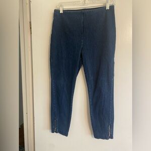 Lysse Denim Pull On Leggings- Size L